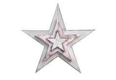 Панно настенное звезда (la neige) розовый 48.0x48.0x3.5 см.
