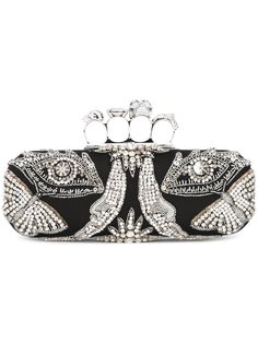 удлиненный жесткий клатч Knuckle Alexander McQueen