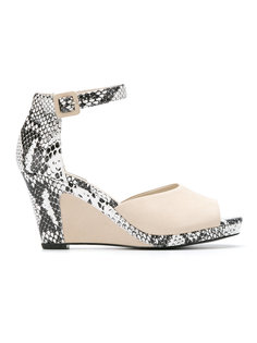 snakeskin effect platform sandals Mara Mac