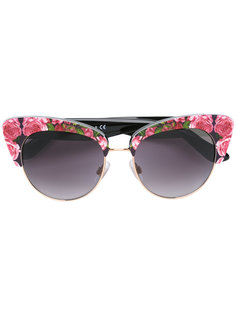 солнцезащитные очки с принтом роз Dolce & Gabbana Eyewear