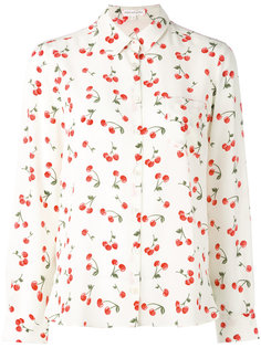 рубашка в пижамном стиле с узором из вишен Chinti & Parker