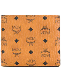 бумажник с узором из логотипов MCM