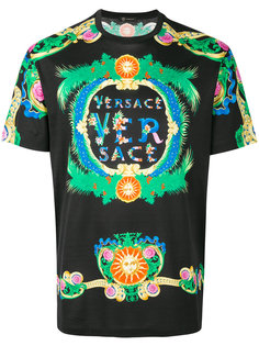 футболка с принтом Versace