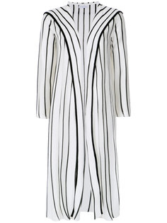 striped long coat Mara Mac