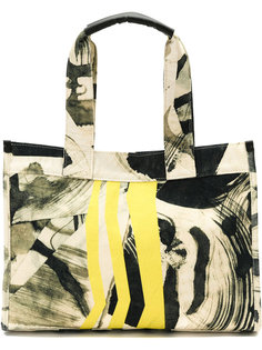 abstract print tote bag Mara Mac