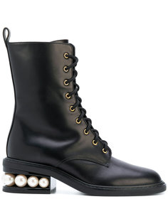 Casati pearl combat boots Nicholas Kirkwood