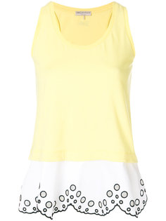 топ с многослойным эффектом и вышивкой Emilio Pucci