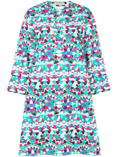 платье-кафтан с со шнуровкой и принтом Emilio Pucci