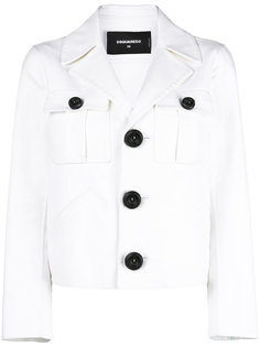 casual cropped blazer Dsquared2