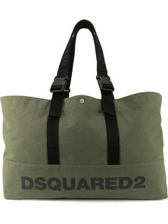 сумка-шоппер с логотипом Dsquared2