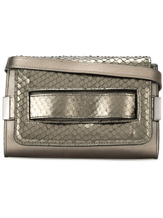 metallic textured shoulder bag Mara Mac