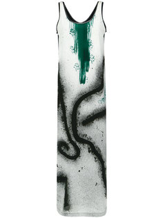 grafitti print midi dress Mara Mac