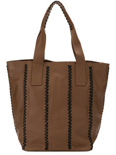 stitching effect tote bag Mara Mac