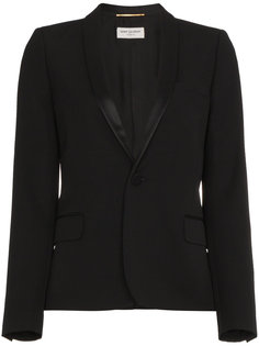 пиджак с контрастными лацканами Saint Laurent