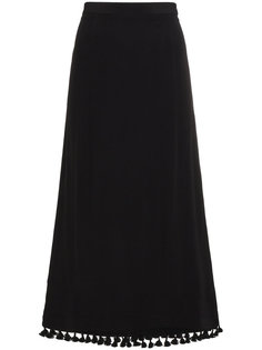 Johnny tasseled crepe midi skirt Staud