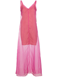 Costa sleeveless sheer dress  Staud