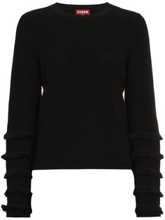 Marr fringed knit sweater Staud