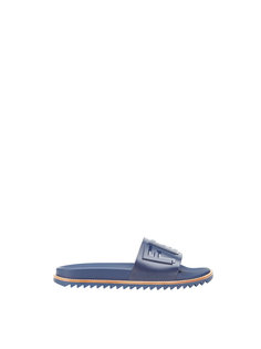 logo embossed pool slides Fendi