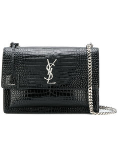 сумка с узором крокодиловой кожи Saint Laurent