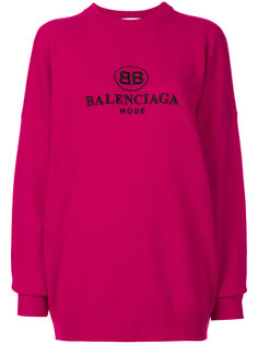 толстовка с вышитым логотипом Balenciaga