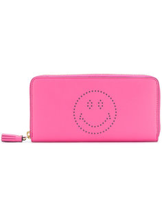 кошелек с перфорацией Smiley Anya Hindmarch