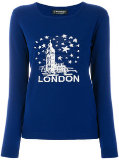 вязаный свитер London  Twin-Set