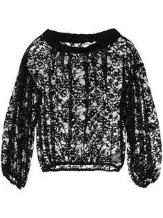 кружевной топ с присборенными деталями Aula