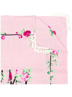 шарф с цветочным принтом Twin-Set