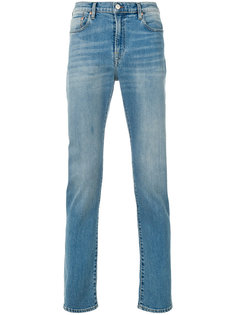 джинсы прямого кроя с потертой отделкой  Ps By Paul Smith