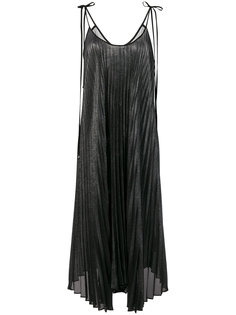 плиссированное платье с лямками-спагетти Twin-Set