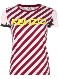 футболка с диагональными полосками Kenzo