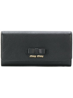 кошелек с откидным клапаном Miu Miu