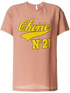 футболка с заплаткой с логотипом Nº21