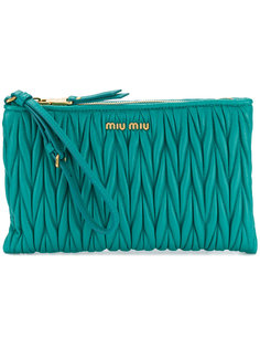 pleated clutch bag Miu Miu