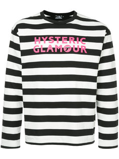 толстовка в полоску с логотипом Hysteric Glamour