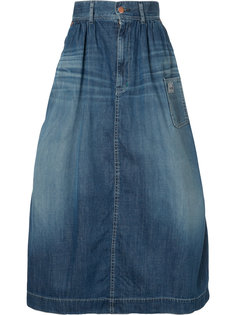 расклешенная джинсовая юбка Hysteric Glamour