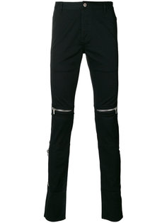 брюки с молниями Givenchy