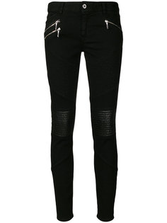 байкерские джинсы кроя слим Just Cavalli