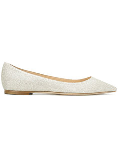 балетки Romy  с блестящей отделкой  Jimmy Choo