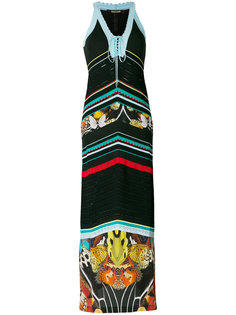 трикотажное длинное платье Roberto Cavalli