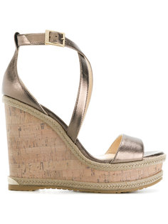 босоножки на танкетке Portia 120 Jimmy Choo