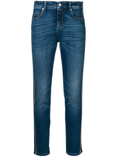 джинсы узкого кроя с полоской по бокам Alexander McQueen