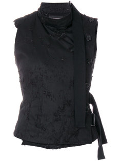 жилетка с запахом Ann Demeulemeester Blanche