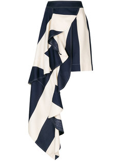 асимметричная юбка с контрастной полосой Calvin Klein 205W39nyc