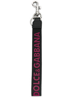 брелок с логотипом на ремешке Dolce & Gabbana