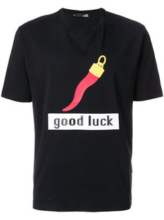 футболка Good Luck Love Moschino