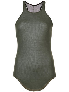 топ с закругленным подолом  Rick Owens