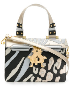 patterned box shoulder bag Giancarlo Petriglia