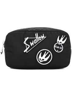 Swallow patch zipped pouch McQ Alexander McQueen