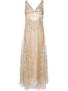 lace-embroidered shift night dress I.D.Sarrieri